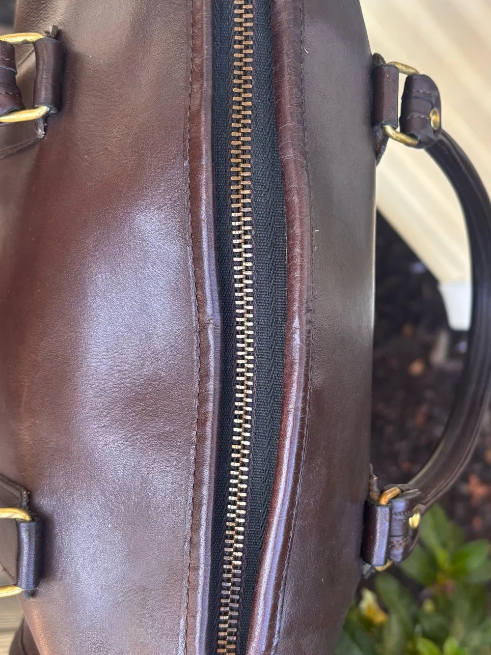 Authentic Coach NYC Mocha Madison satchel